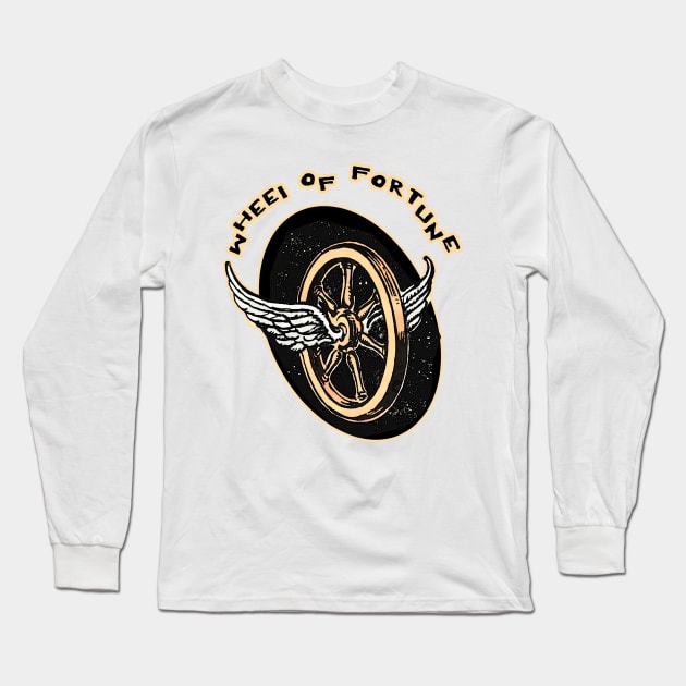 Wheel of Fortune - Ups and downs in your life turning luck or misfortune Long Sleeve T-Shirt by Marccelus